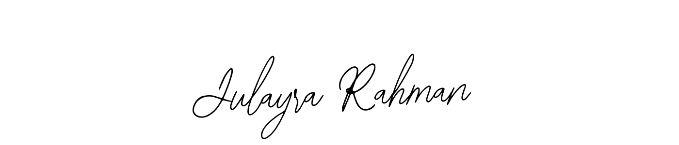 How to Draw Julayra Rahman signature style? Bearetta-2O07w is a latest design signature styles for name Julayra Rahman. Julayra Rahman signature style 12 images and pictures png