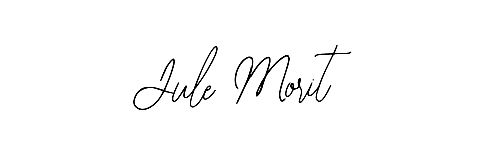 You should practise on your own different ways (Bearetta-2O07w) to write your name (Jule Morit) in signature. don't let someone else do it for you. Jule Morit signature style 12 images and pictures png