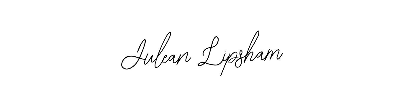 Also we have Julean Lipsham name is the best signature style. Create professional handwritten signature collection using Bearetta-2O07w autograph style. Julean Lipsham signature style 12 images and pictures png