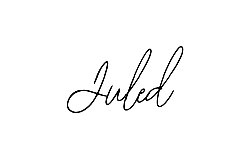 Also we have Juled name is the best signature style. Create professional handwritten signature collection using Bearetta-2O07w autograph style. Juled signature style 12 images and pictures png