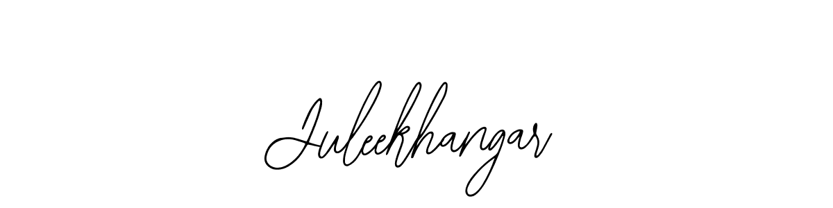 Design your own signature with our free online signature maker. With this signature software, you can create a handwritten (Bearetta-2O07w) signature for name Juleekhangar. Juleekhangar signature style 12 images and pictures png