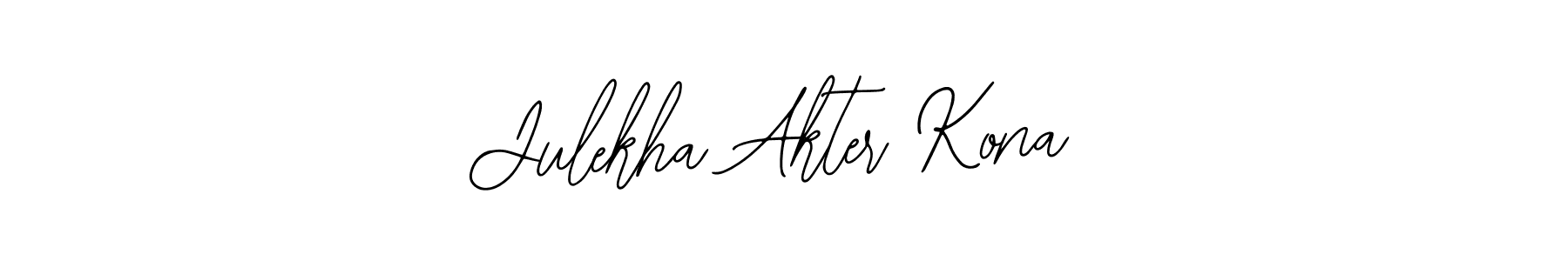 Julekha Akter Kona stylish signature style. Best Handwritten Sign (Bearetta-2O07w) for my name. Handwritten Signature Collection Ideas for my name Julekha Akter Kona. Julekha Akter Kona signature style 12 images and pictures png