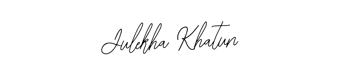Also we have Julekha Khatun name is the best signature style. Create professional handwritten signature collection using Bearetta-2O07w autograph style. Julekha Khatun signature style 12 images and pictures png