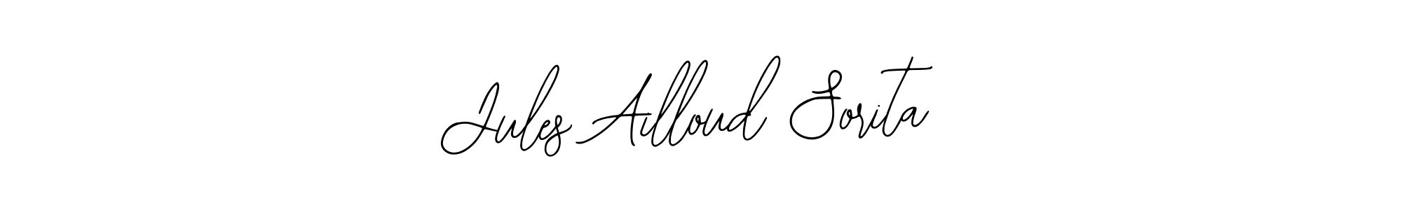 How to make Jules Ailloud Sorita name signature. Use Bearetta-2O07w style for creating short signs online. This is the latest handwritten sign. Jules Ailloud Sorita signature style 12 images and pictures png