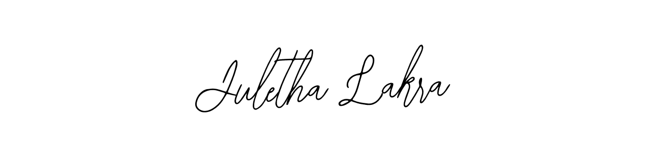 This is the best signature style for the Juletha Lakra name. Also you like these signature font (Bearetta-2O07w). Mix name signature. Juletha Lakra signature style 12 images and pictures png