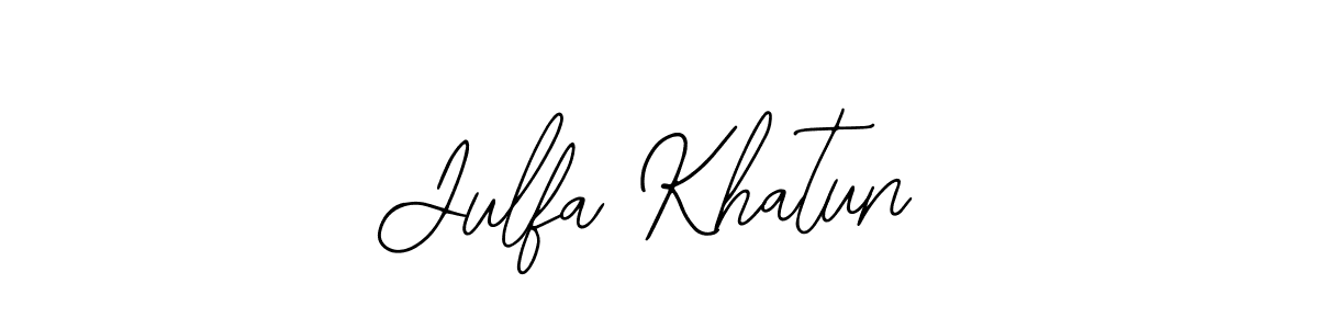 Julfa Khatun stylish signature style. Best Handwritten Sign (Bearetta-2O07w) for my name. Handwritten Signature Collection Ideas for my name Julfa Khatun. Julfa Khatun signature style 12 images and pictures png