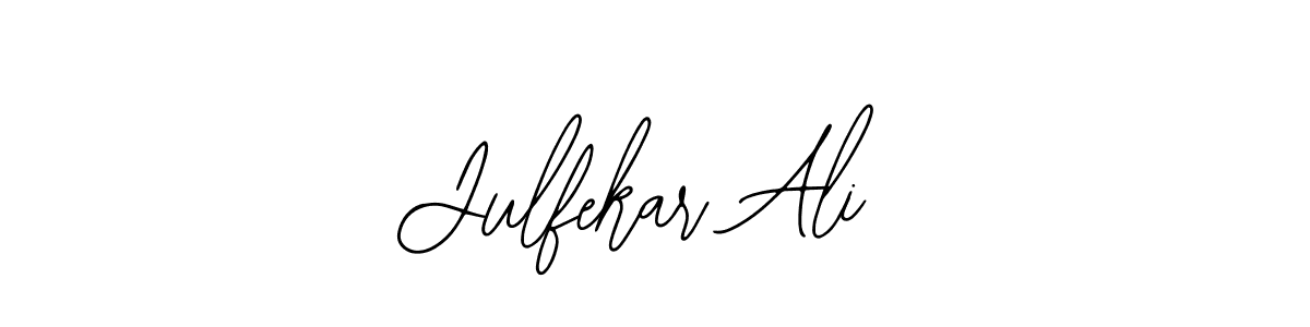 You should practise on your own different ways (Bearetta-2O07w) to write your name (Julfekar Ali) in signature. don't let someone else do it for you. Julfekar Ali signature style 12 images and pictures png