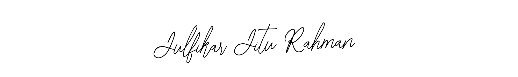 Design your own signature with our free online signature maker. With this signature software, you can create a handwritten (Bearetta-2O07w) signature for name Julfikar Jitu Rahman. Julfikar Jitu Rahman signature style 12 images and pictures png