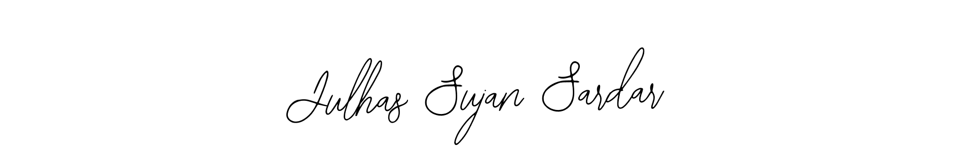 How to Draw Julhas Sujan Sardar signature style? Bearetta-2O07w is a latest design signature styles for name Julhas Sujan Sardar. Julhas Sujan Sardar signature style 12 images and pictures png