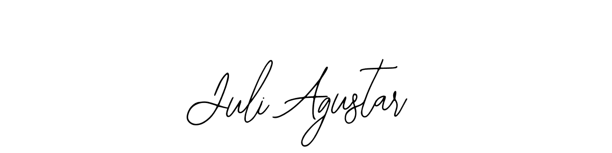 How to make Juli Agustar signature? Bearetta-2O07w is a professional autograph style. Create handwritten signature for Juli Agustar name. Juli Agustar signature style 12 images and pictures png