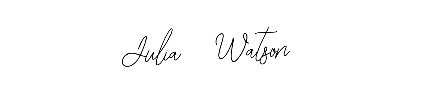 Design your own signature with our free online signature maker. With this signature software, you can create a handwritten (Bearetta-2O07w) signature for name Julia   Watson. Julia   Watson signature style 12 images and pictures png