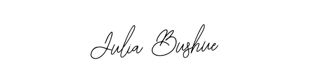 Make a beautiful signature design for name Julia Bushue. With this signature (Bearetta-2O07w) style, you can create a handwritten signature for free. Julia Bushue signature style 12 images and pictures png