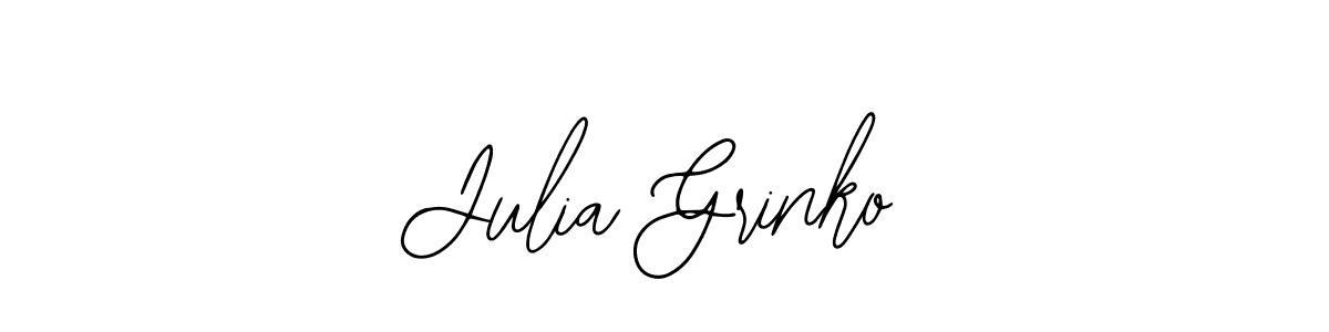 Also You can easily find your signature by using the search form. We will create Julia Grinko name handwritten signature images for you free of cost using Bearetta-2O07w sign style. Julia Grinko signature style 12 images and pictures png