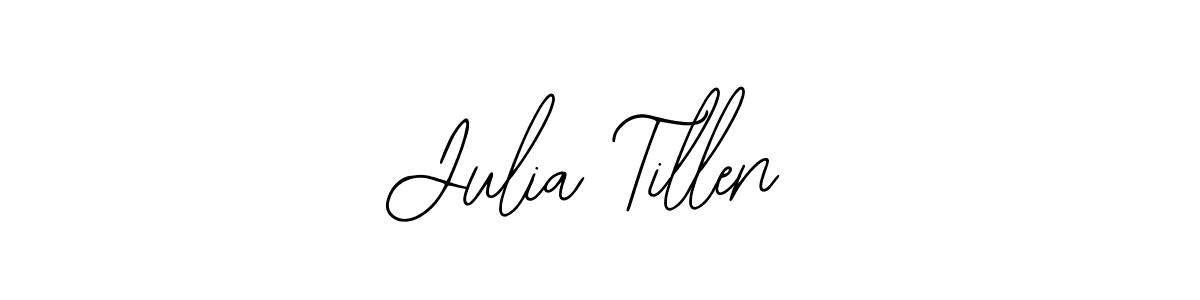 How to make Julia Tillen name signature. Use Bearetta-2O07w style for creating short signs online. This is the latest handwritten sign. Julia Tillen signature style 12 images and pictures png