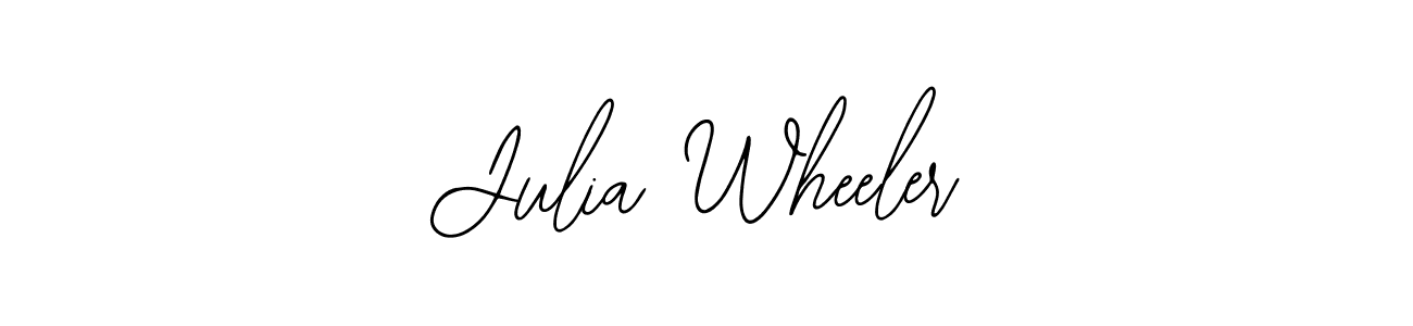 Julia Wheeler stylish signature style. Best Handwritten Sign (Bearetta-2O07w) for my name. Handwritten Signature Collection Ideas for my name Julia Wheeler. Julia Wheeler signature style 12 images and pictures png