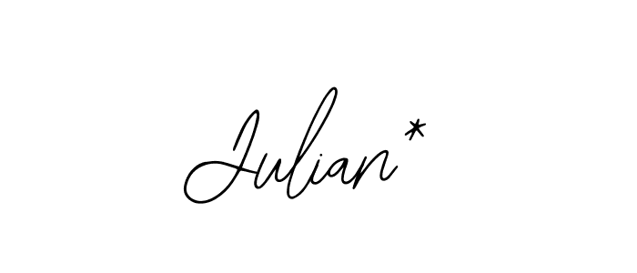 How to make Julian* signature? Bearetta-2O07w is a professional autograph style. Create handwritten signature for Julian* name. Julian* signature style 12 images and pictures png