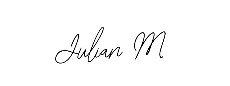 Julian M stylish signature style. Best Handwritten Sign (Bearetta-2O07w) for my name. Handwritten Signature Collection Ideas for my name Julian M. Julian M signature style 12 images and pictures png