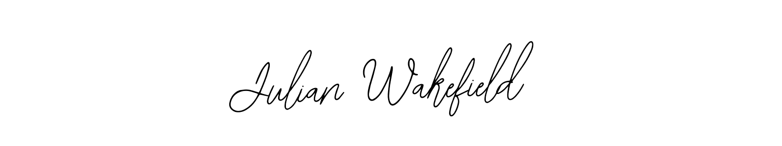Bearetta-2O07w is a professional signature style that is perfect for those who want to add a touch of class to their signature. It is also a great choice for those who want to make their signature more unique. Get Julian Wakefield name to fancy signature for free. Julian Wakefield signature style 12 images and pictures png