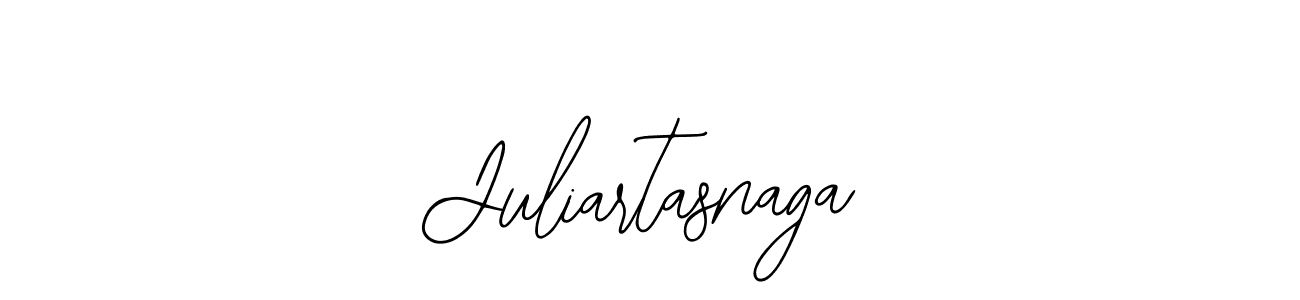 How to make Juliartasnaga name signature. Use Bearetta-2O07w style for creating short signs online. This is the latest handwritten sign. Juliartasnaga signature style 12 images and pictures png