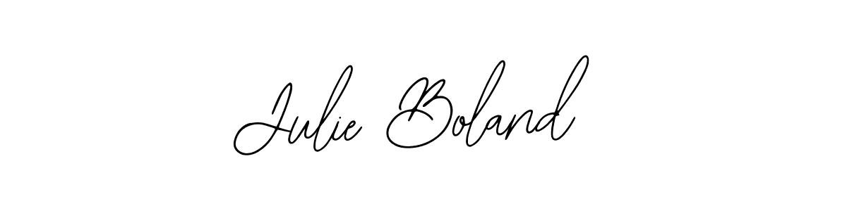 Design your own signature with our free online signature maker. With this signature software, you can create a handwritten (Bearetta-2O07w) signature for name Julie Boland. Julie Boland signature style 12 images and pictures png