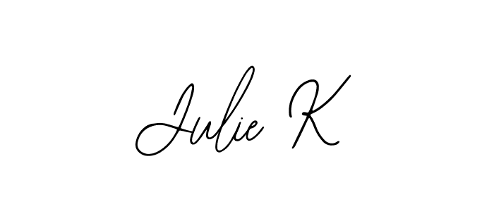 Bearetta-2O07w is a professional signature style that is perfect for those who want to add a touch of class to their signature. It is also a great choice for those who want to make their signature more unique. Get Julie K name to fancy signature for free. Julie K signature style 12 images and pictures png