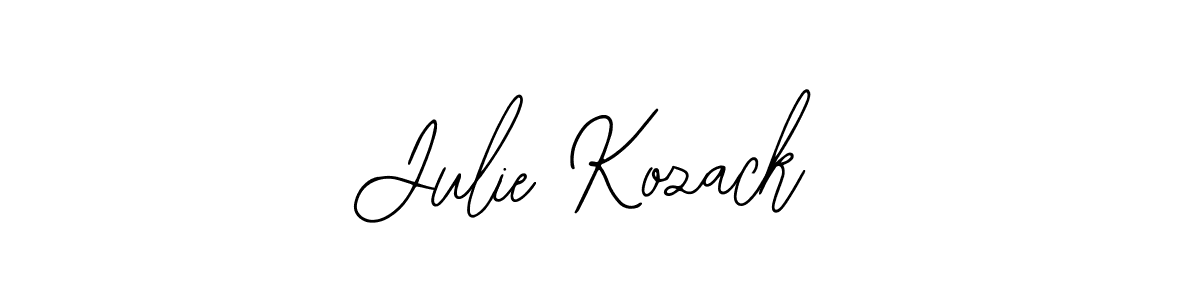 How to make Julie Kozack name signature. Use Bearetta-2O07w style for creating short signs online. This is the latest handwritten sign. Julie Kozack signature style 12 images and pictures png