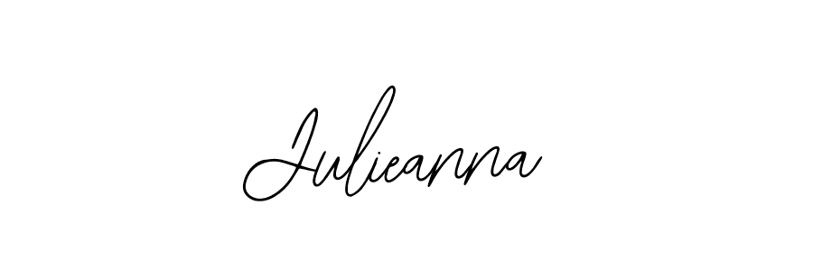 The best way (Bearetta-2O07w) to make a short signature is to pick only two or three words in your name. The name Julieanna include a total of six letters. For converting this name. Julieanna signature style 12 images and pictures png