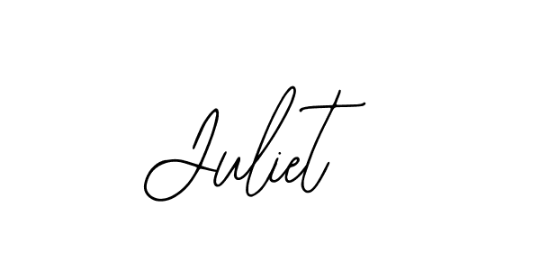 Juliet stylish signature style. Best Handwritten Sign (Bearetta-2O07w) for my name. Handwritten Signature Collection Ideas for my name Juliet. Juliet signature style 12 images and pictures png