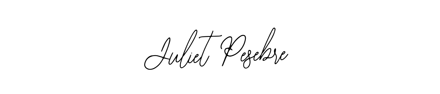 This is the best signature style for the Juliet Pesebre name. Also you like these signature font (Bearetta-2O07w). Mix name signature. Juliet Pesebre signature style 12 images and pictures png