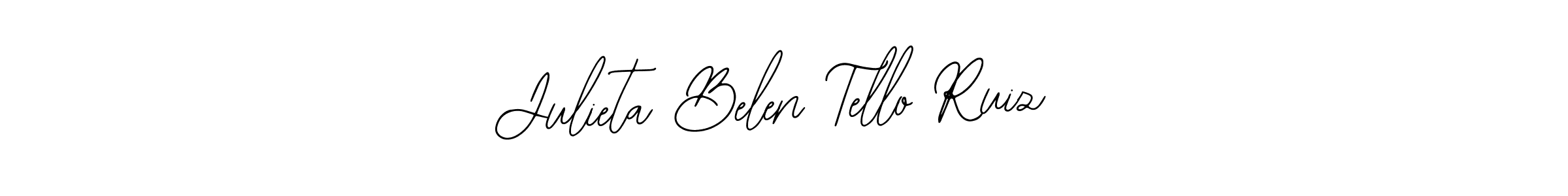 Make a beautiful signature design for name Julieta Belen Tello Ruiz. Use this online signature maker to create a handwritten signature for free. Julieta Belen Tello Ruiz signature style 12 images and pictures png