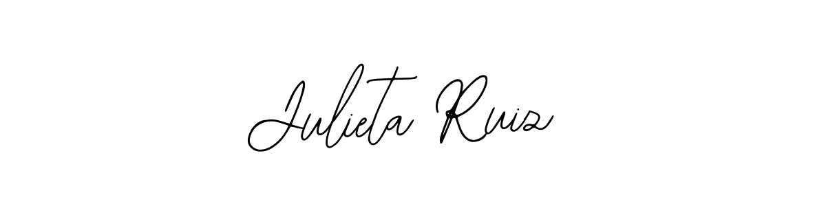 You should practise on your own different ways (Bearetta-2O07w) to write your name (Julieta Ruiz) in signature. don't let someone else do it for you. Julieta Ruiz signature style 12 images and pictures png