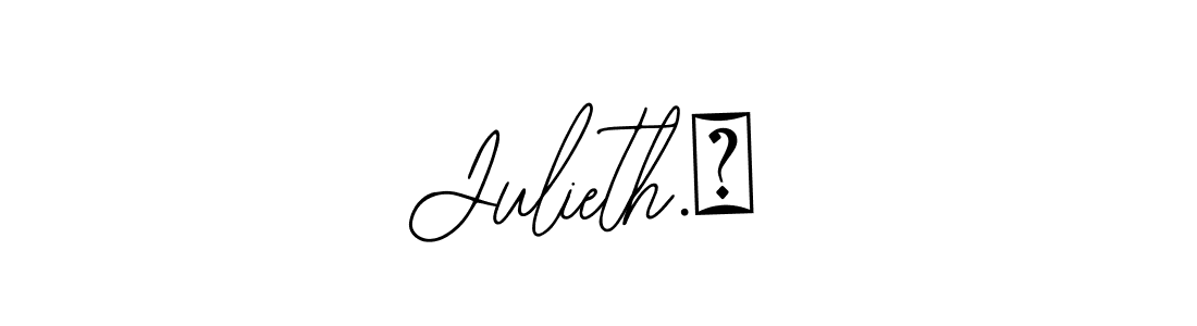 Use a signature maker to create a handwritten signature online. With this signature software, you can design (Bearetta-2O07w) your own signature for name Julieth.♡. Julieth.♡ signature style 12 images and pictures png