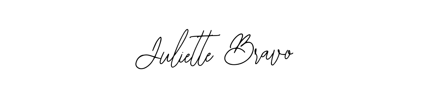 You should practise on your own different ways (Bearetta-2O07w) to write your name (Juliette Bravo) in signature. don't let someone else do it for you. Juliette Bravo signature style 12 images and pictures png