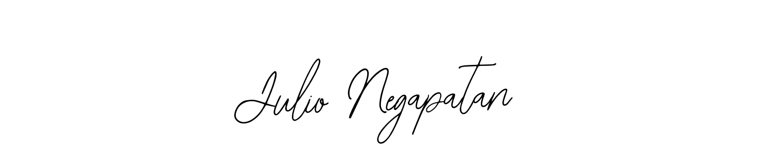 You should practise on your own different ways (Bearetta-2O07w) to write your name (Julio Negapatan) in signature. don't let someone else do it for you. Julio Negapatan signature style 12 images and pictures png