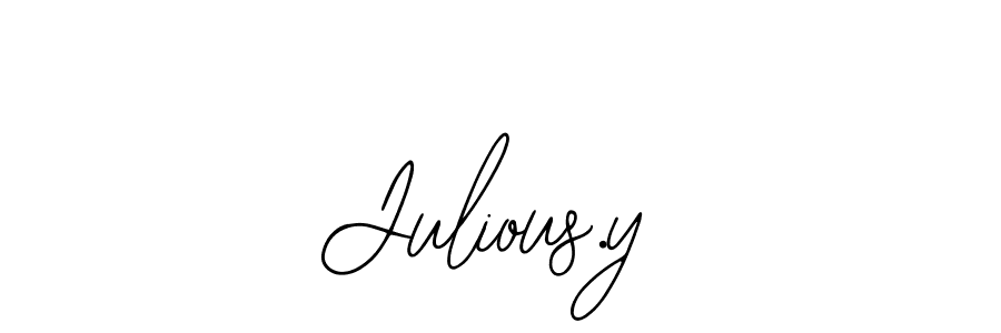 Design your own signature with our free online signature maker. With this signature software, you can create a handwritten (Bearetta-2O07w) signature for name Julious.y. Julious.y signature style 12 images and pictures png