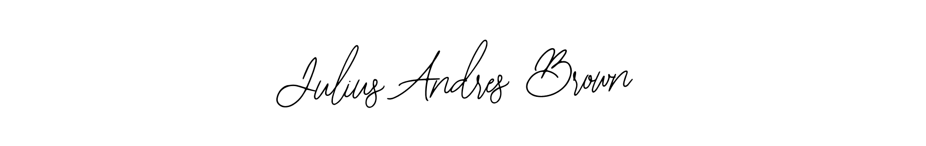 Bearetta-2O07w is a professional signature style that is perfect for those who want to add a touch of class to their signature. It is also a great choice for those who want to make their signature more unique. Get Julius Andres Brown name to fancy signature for free. Julius Andres Brown signature style 12 images and pictures png