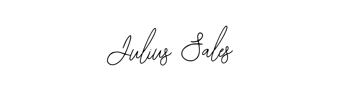 How to make Julius Sales signature? Bearetta-2O07w is a professional autograph style. Create handwritten signature for Julius Sales name. Julius Sales signature style 12 images and pictures png