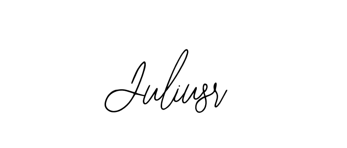 Use a signature maker to create a handwritten signature online. With this signature software, you can design (Bearetta-2O07w) your own signature for name Juliusr. Juliusr signature style 12 images and pictures png