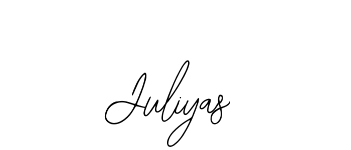 Make a beautiful signature design for name Juliyas. Use this online signature maker to create a handwritten signature for free. Juliyas signature style 12 images and pictures png