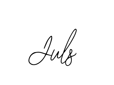 Use a signature maker to create a handwritten signature online. With this signature software, you can design (Bearetta-2O07w) your own signature for name Juls. Juls signature style 12 images and pictures png