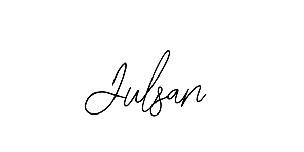 Create a beautiful signature design for name Julsan. With this signature (Bearetta-2O07w) fonts, you can make a handwritten signature for free. Julsan signature style 12 images and pictures png