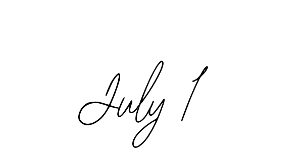 How to make July 1 signature? Bearetta-2O07w is a professional autograph style. Create handwritten signature for July 1 name. July 1 signature style 12 images and pictures png