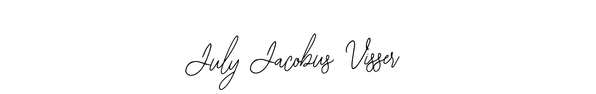 How to make July Jacobus Visser signature? Bearetta-2O07w is a professional autograph style. Create handwritten signature for July Jacobus Visser name. July Jacobus Visser signature style 12 images and pictures png