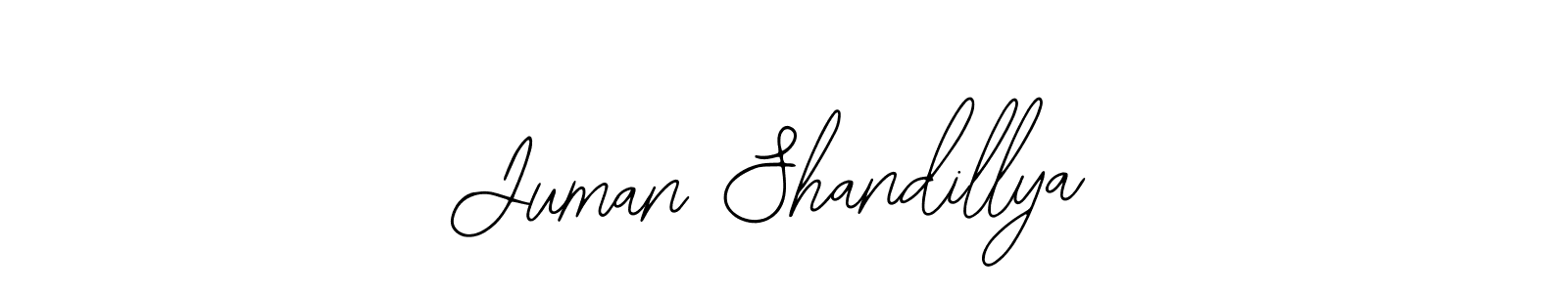 Juman Shandillya stylish signature style. Best Handwritten Sign (Bearetta-2O07w) for my name. Handwritten Signature Collection Ideas for my name Juman Shandillya. Juman Shandillya signature style 12 images and pictures png