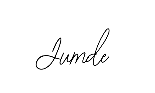 Also we have Jumde name is the best signature style. Create professional handwritten signature collection using Bearetta-2O07w autograph style. Jumde signature style 12 images and pictures png