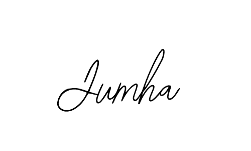 How to make Jumha signature? Bearetta-2O07w is a professional autograph style. Create handwritten signature for Jumha name. Jumha signature style 12 images and pictures png