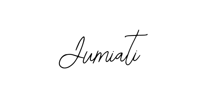 How to make Jumiati signature? Bearetta-2O07w is a professional autograph style. Create handwritten signature for Jumiati name. Jumiati signature style 12 images and pictures png