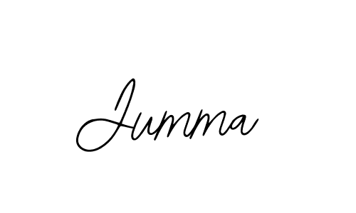 Use a signature maker to create a handwritten signature online. With this signature software, you can design (Bearetta-2O07w) your own signature for name Jumma. Jumma signature style 12 images and pictures png