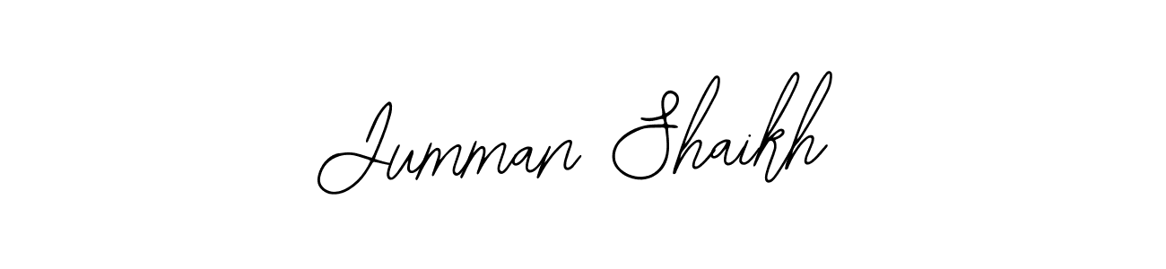 Jumman Shaikh stylish signature style. Best Handwritten Sign (Bearetta-2O07w) for my name. Handwritten Signature Collection Ideas for my name Jumman Shaikh. Jumman Shaikh signature style 12 images and pictures png
