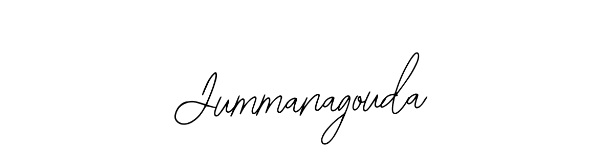 Use a signature maker to create a handwritten signature online. With this signature software, you can design (Bearetta-2O07w) your own signature for name Jummanagouda. Jummanagouda signature style 12 images and pictures png